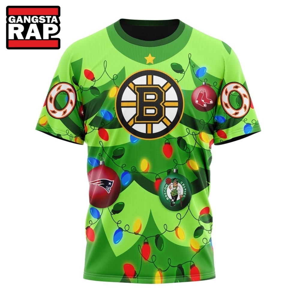 NHL Boston Bruins Specialized Christmass Tree Color And City's Sport Teams Hoodie, T Shirt, NHL 3D Shirt NHL Boston Bruins Specialized Christmass Tree Color And City's Sport Teams Hoodie, T Shirt, NHL 3D Shirt
