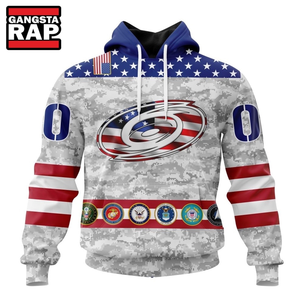 NHL Carolina Hurricanes Armed Forces Appreciation Design Hoodie, T Shirt, NHL 3D Shirt Nhl Carolina Hurricanes Armed Forces Appreciation Design Hoodie T Shirt 1