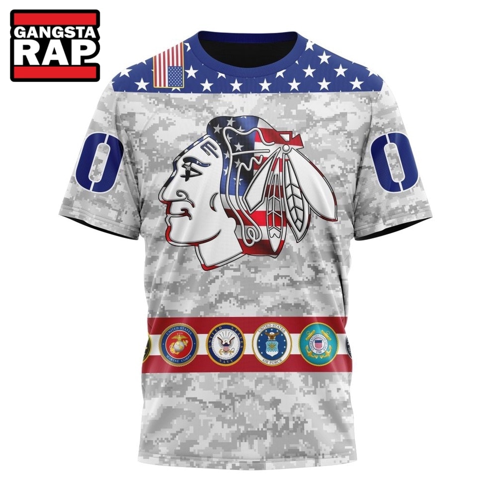 NHL Chicago Blackhawks Armed Forces Appreciation Design Hoodie, T Shirt, NHL 3D Shirt NHL Chicago Blackhawks Armed Forces Appreciation Design Hoodie, T Shirt, NHL 3D Shirt