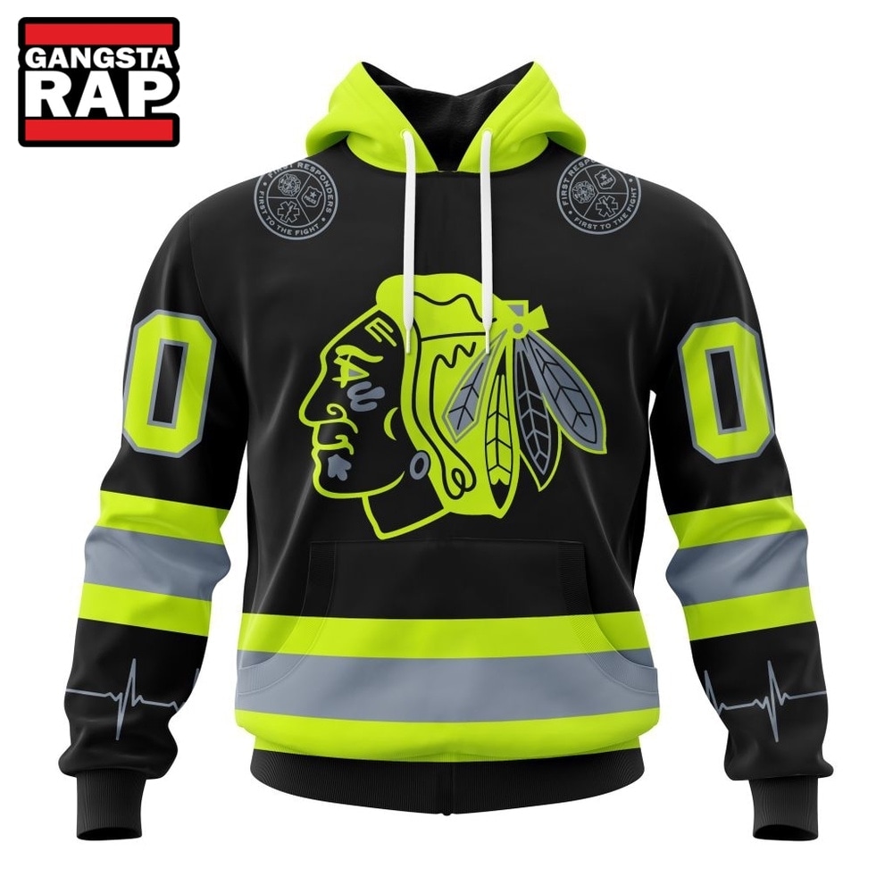 NHL Chicago BlackHawks Specialized With FireFighter Uniforms Color Hoodie, T Shirt, NHL 3D Shirt NHL Chicago BlackHawks Specialized With FireFighter Uniforms Color Hoodie, T Shirt, NHL 3D Shirt