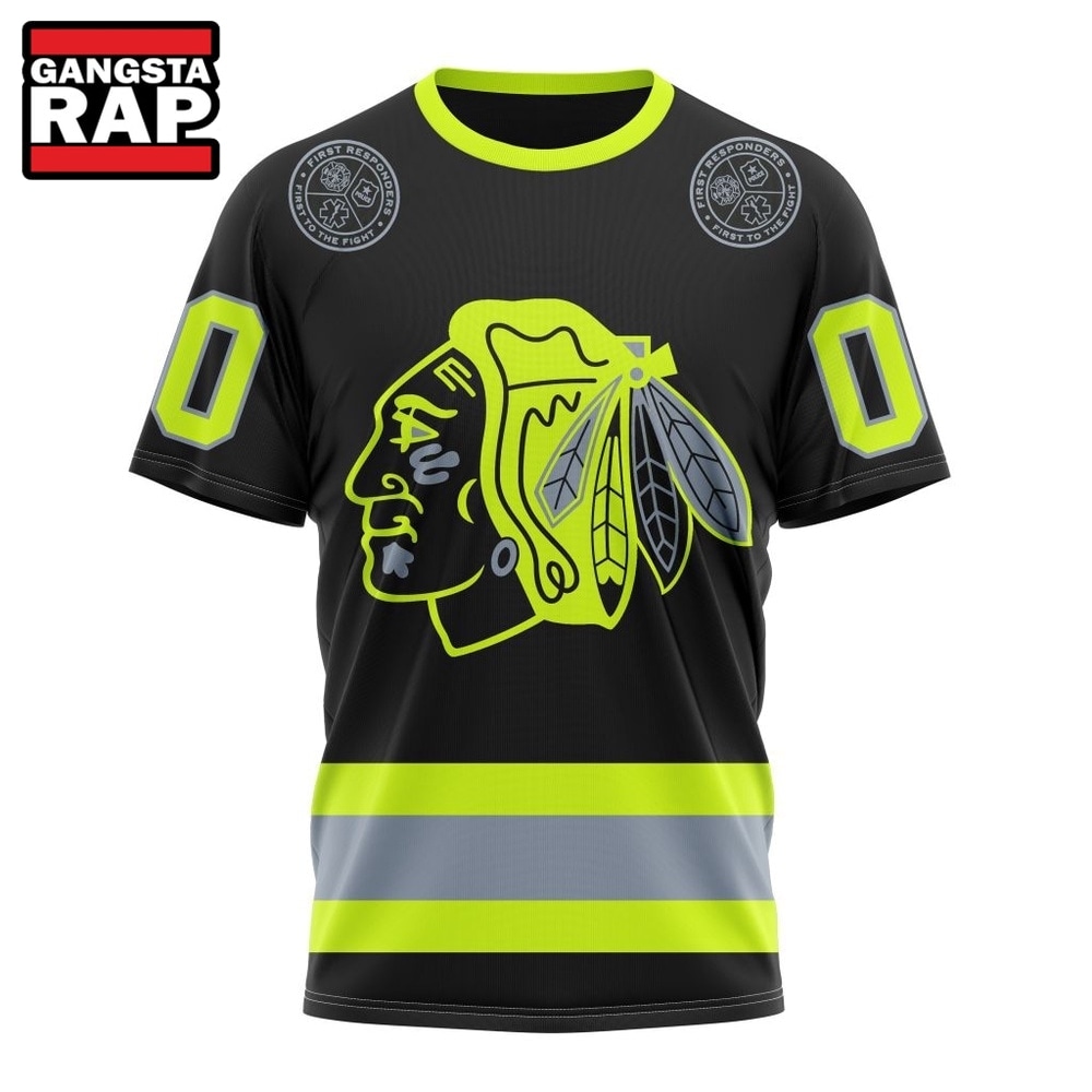 NHL Chicago BlackHawks Specialized With FireFighter Uniforms Color Hoodie, T Shirt, NHL 3D Shirt NHL Chicago BlackHawks Specialized With FireFighter Uniforms Color Hoodie, T Shirt, NHL 3D Shirt