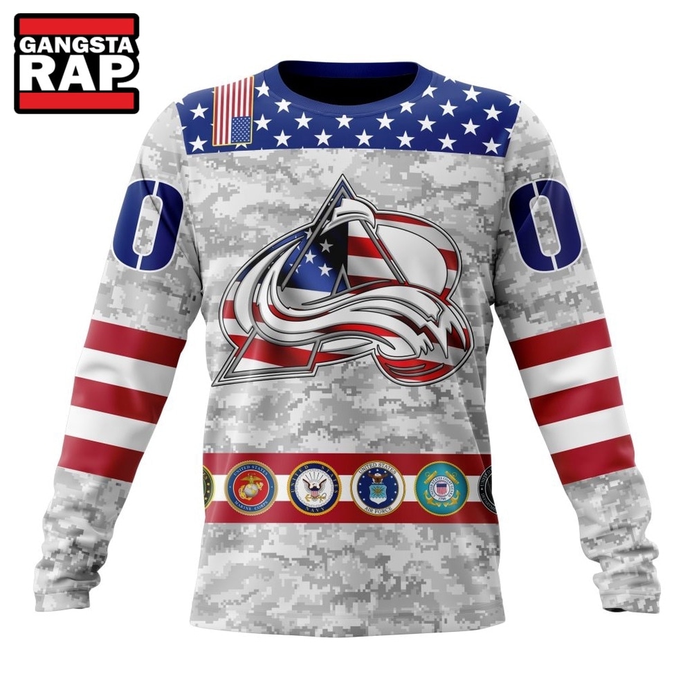 NHL Colorado Avalanche Armed Forces Appreciation Design Hoodie, T Shirt, NHL 3D Shirt NHL Colorado Avalanche Armed Forces Appreciation Design Hoodie, T Shirt, NHL 3D Shirt