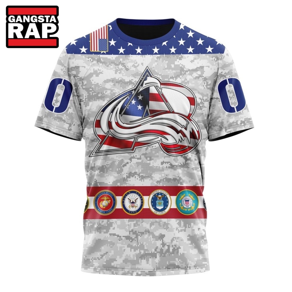 NHL Colorado Avalanche Armed Forces Appreciation Design Hoodie, T Shirt, NHL 3D Shirt NHL Colorado Avalanche Armed Forces Appreciation Design Hoodie, T Shirt, NHL 3D Shirt