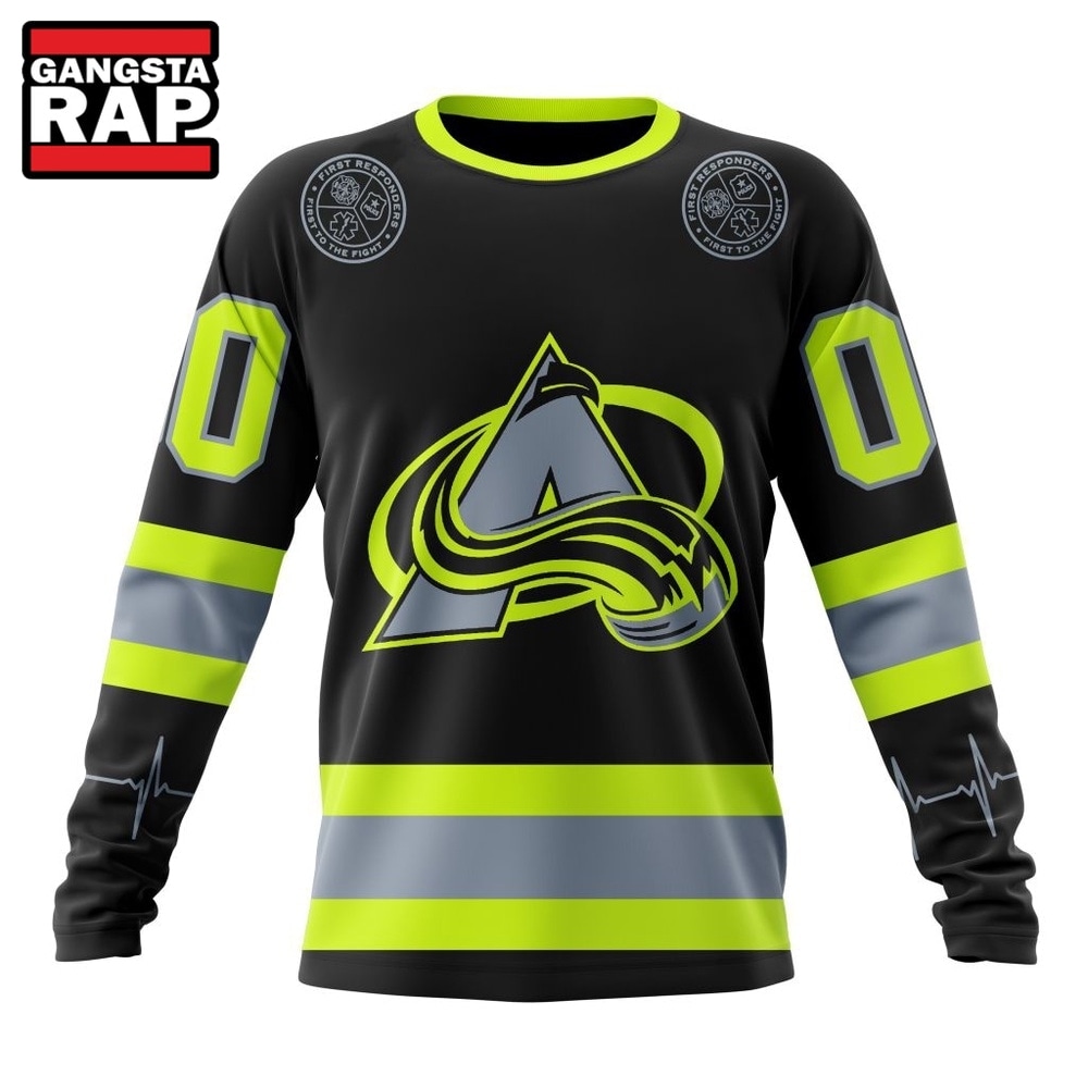 NHL Colorado Avalanche Specialized With FireFighter Uniforms Color Hoodie, T Shirt, NHL 3D Shirt NHL Colorado Avalanche Specialized With FireFighter Uniforms Color Hoodie, T Shirt, NHL 3D Shirt