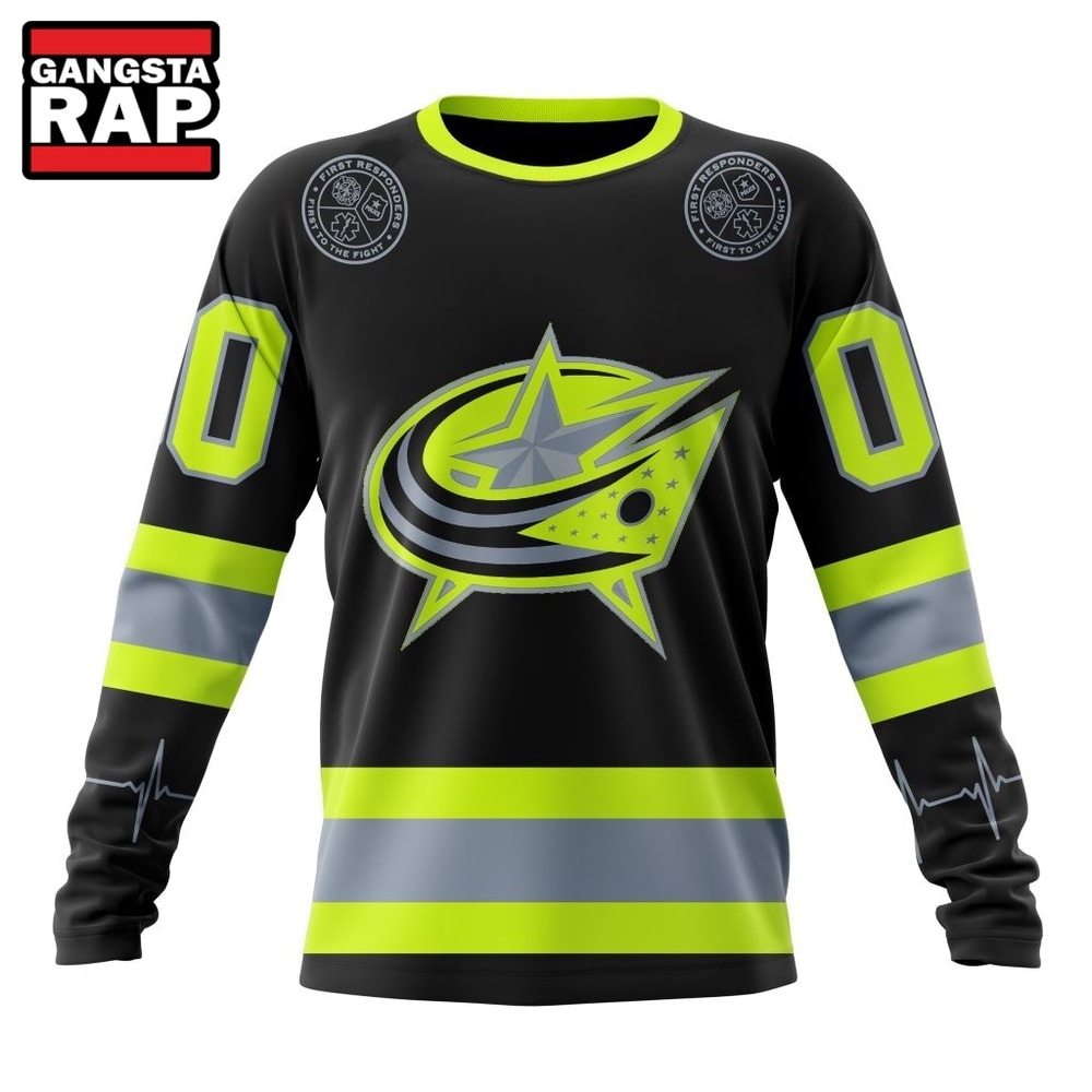 NHL Columbus Blue Jackets Specialized With FireFighter Uniforms Color Hoodie, T Shirt, NHL 3D Shirt NHL Columbus Blue Jackets Specialized With FireFighter Uniforms Color Hoodie, T Shirt, NHL 3D Shirt