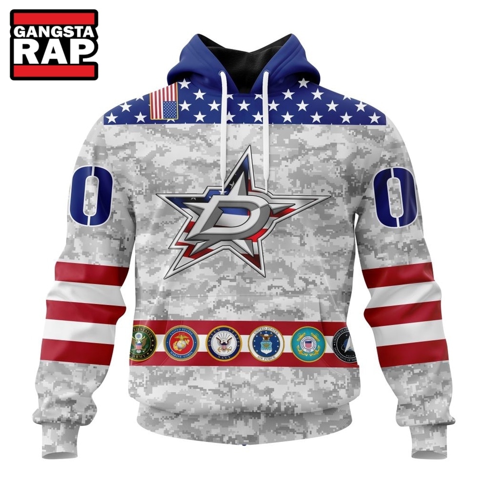 NHL Dallas Stars Armed Forces Appreciation Design Hoodie, T Shirt, NHL 3D Shirt Nhl Dallas Stars Armed Forces Appreciation Design Hoodie T Shirt 1