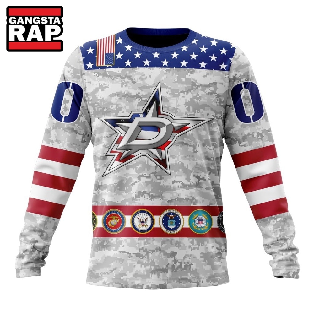 NHL Dallas Stars Armed Forces Appreciation Design Hoodie, T Shirt, NHL 3D Shirt NHL Dallas Stars Armed Forces Appreciation Design Hoodie, T Shirt, NHL 3D Shirt