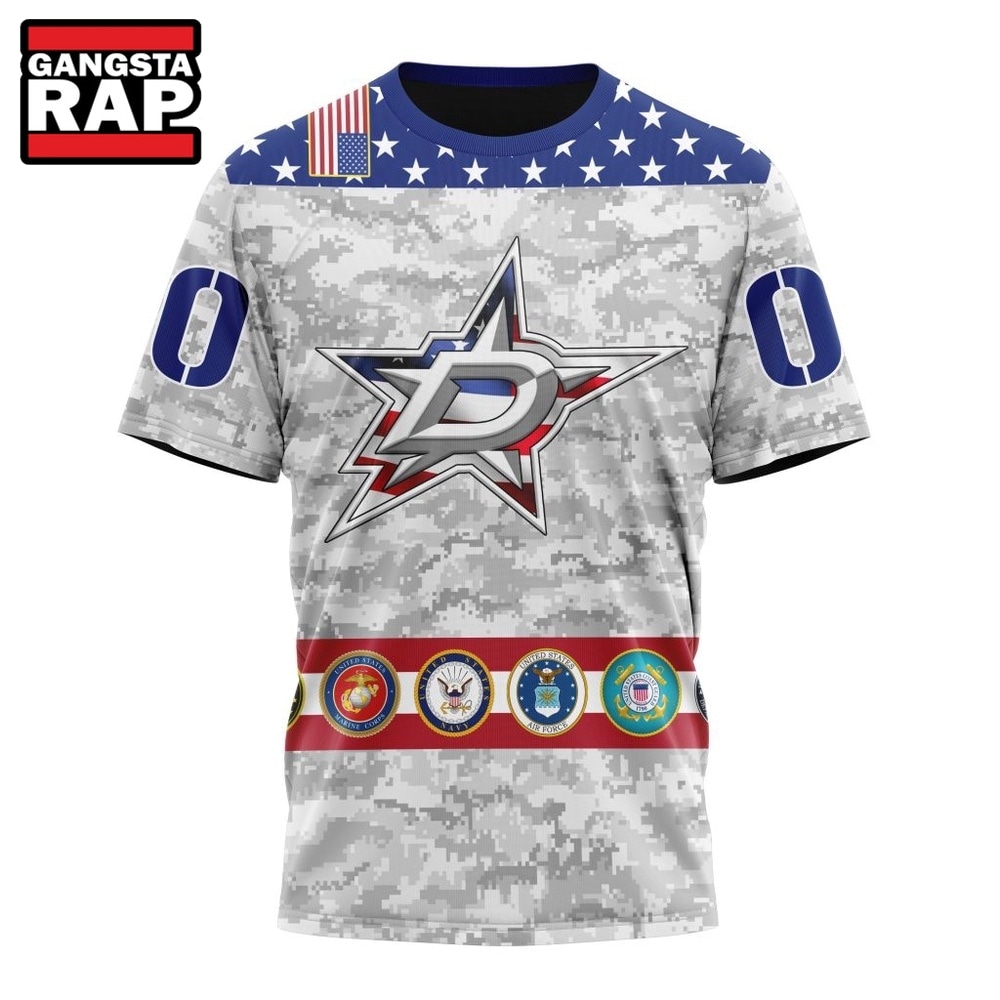 NHL Dallas Stars Armed Forces Appreciation Design Hoodie, T Shirt, NHL 3D Shirt NHL Dallas Stars Armed Forces Appreciation Design Hoodie, T Shirt, NHL 3D Shirt