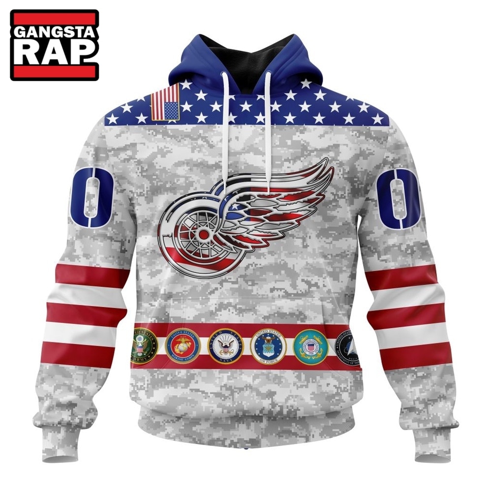 NHL Detroit Red Wings Armed Forces Appreciation Design Hoodie, T Shirt, NHL 3D Shirt Nhl Detroit Red Wings Armed Forces Appreciation Design Hoodie T Shirt 1