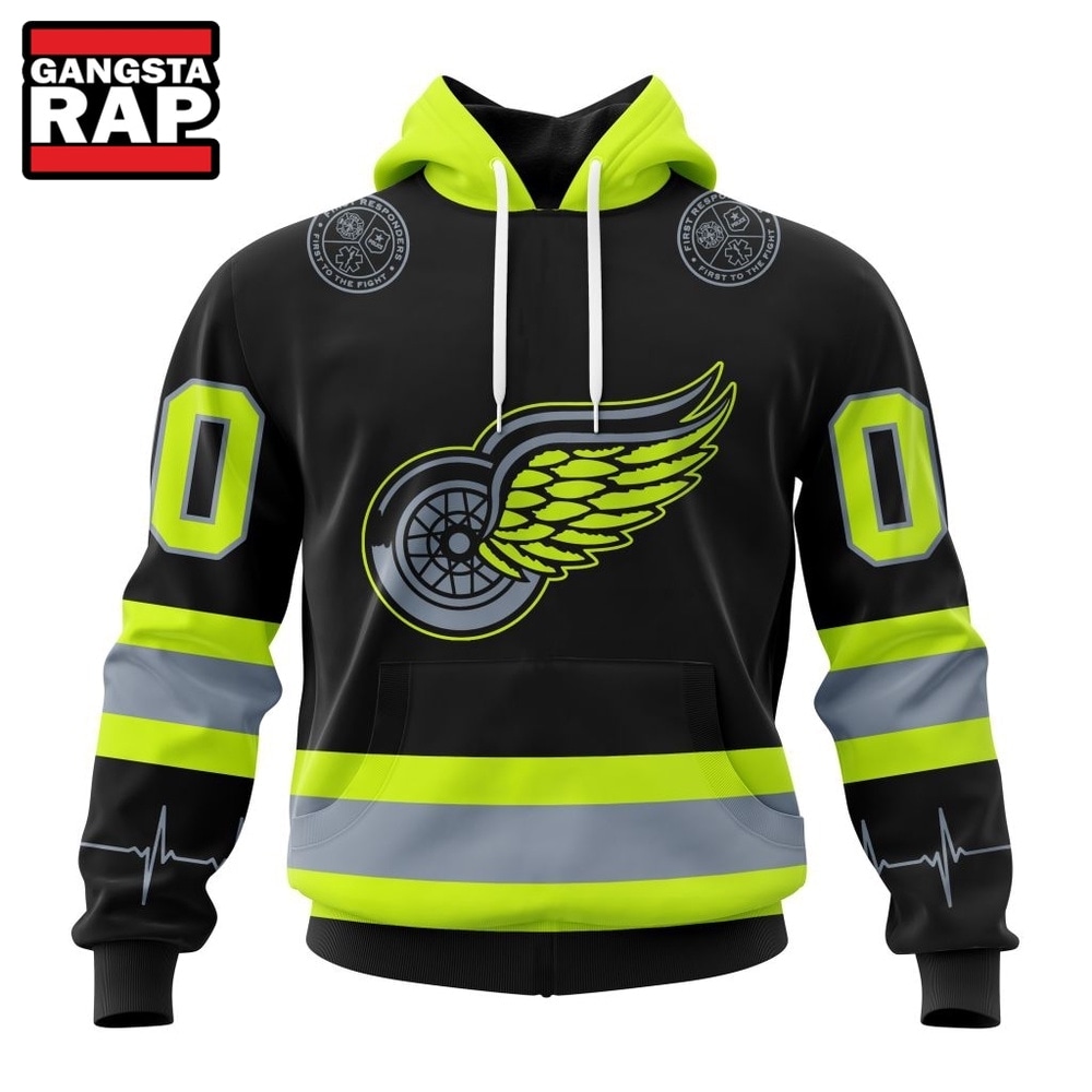 NHL Detroit Red Wings Specialized With FireFighter Uniforms Color Hoodie, T Shirt, NHL 3D Shirt NHL Detroit Red Wings Specialized With FireFighter Uniforms Color Hoodie, T Shirt, NHL 3D Shirt