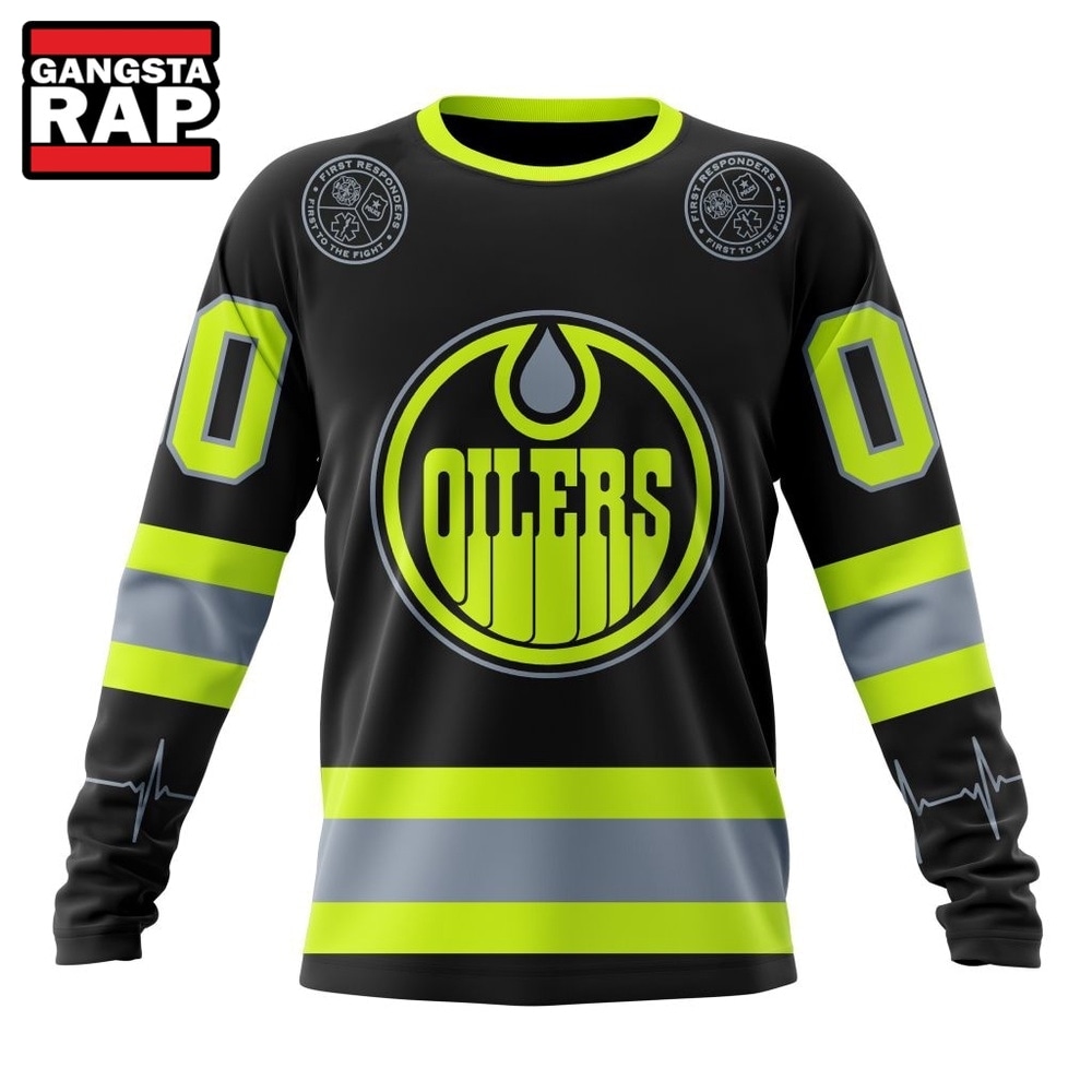 NHL Edmonton Oilers Specialized With FireFighter Uniforms Color Hoodie, T Shirt, NHL 3D Shirt NHL Edmonton Oilers Specialized With FireFighter Uniforms Color Hoodie, T Shirt, NHL 3D Shirt