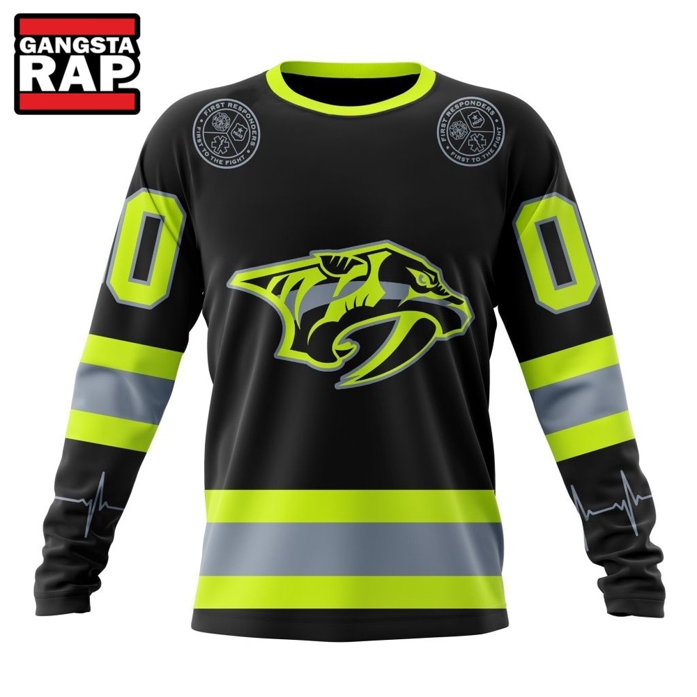 NHL Nashville Predators Specialized With FireFighter Uniforms Color Hoodie, T Shirt, NHL 3D Shirt NHL Nashville Predators Specialized With FireFighter Uniforms Color Hoodie, T Shirt, NHL 3D Shirt