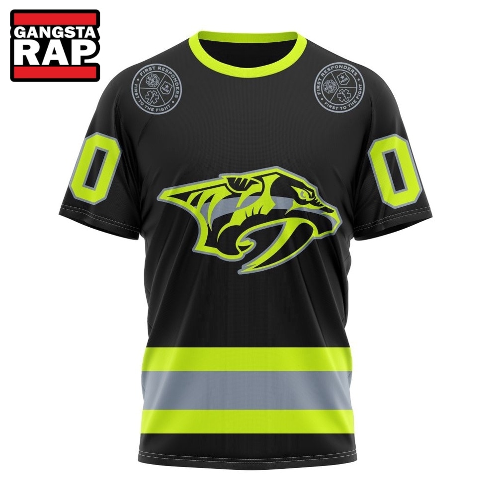 NHL Nashville Predators Specialized With FireFighter Uniforms Color Hoodie, T Shirt, NHL 3D Shirt NHL Nashville Predators Specialized With FireFighter Uniforms Color Hoodie, T Shirt, NHL 3D Shirt