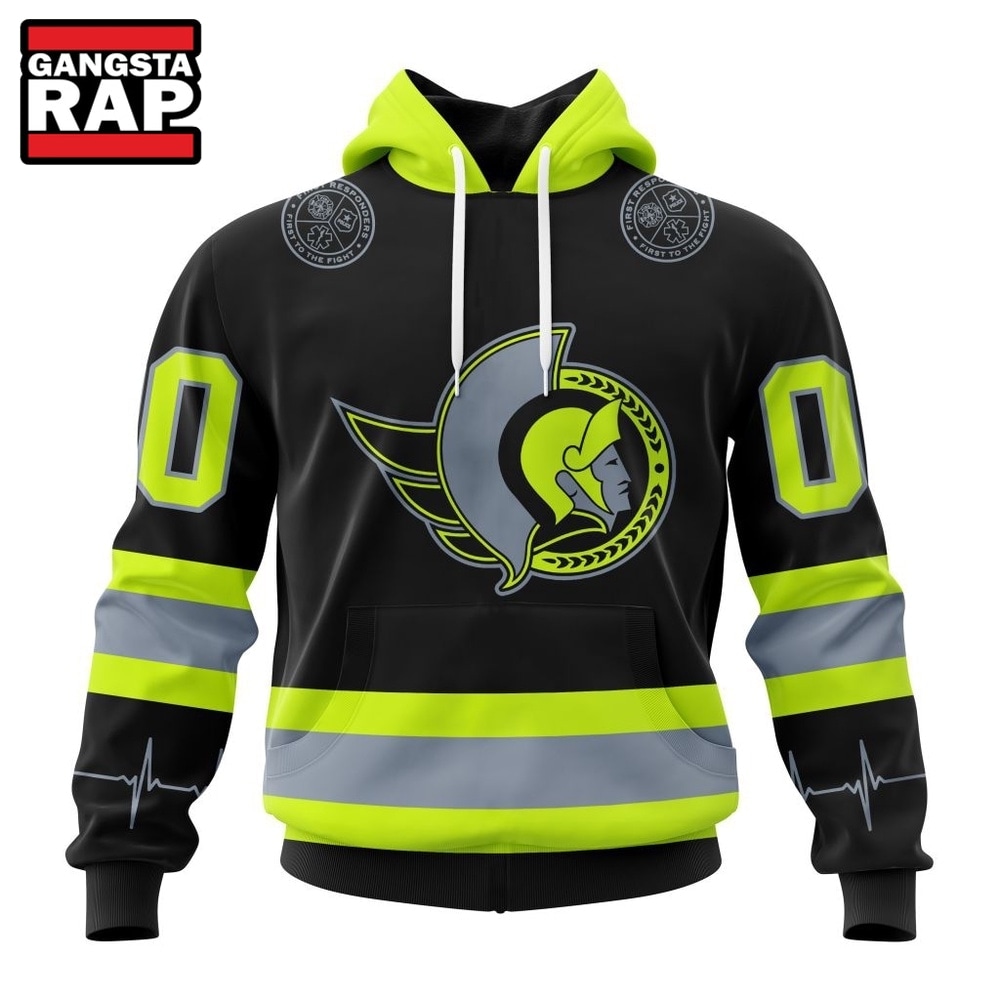 NHL Ottawa Senators Specialized With FireFighter Uniforms Color Hoodie, T Shirt, NHL 3D Shirt Nhl Ottawa Senators Specialized With Firefighter Uniforms Color Hoodie T Shirt 1