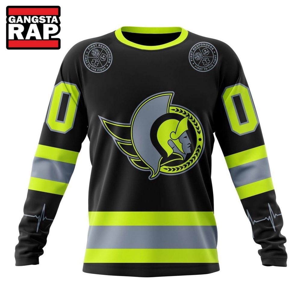NHL Ottawa Senators Specialized With FireFighter Uniforms Color Hoodie, T Shirt, NHL 3D Shirt Nhl Ottawa Senators Specialized With Firefighter Uniforms Color Hoodie T Shirt 3