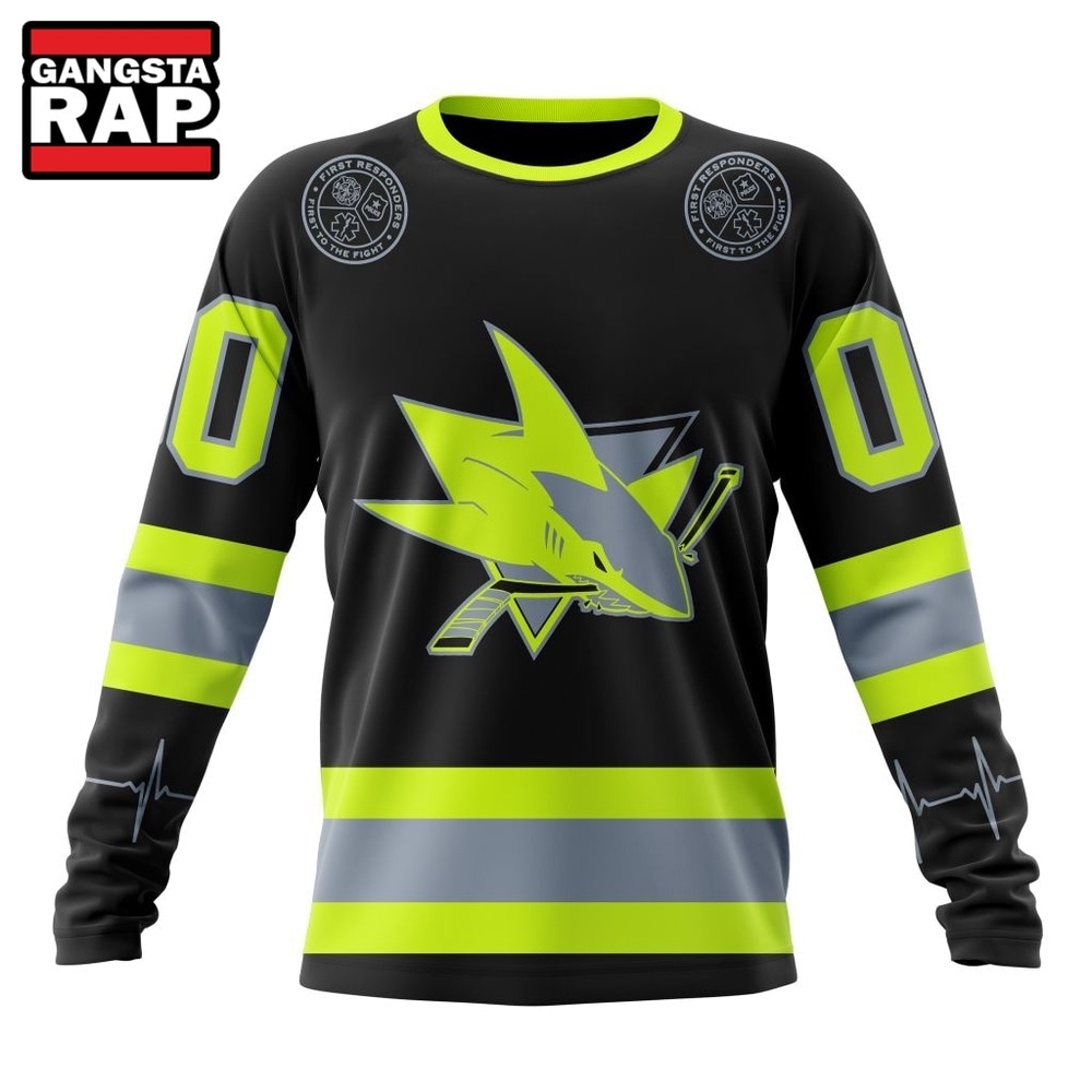 NHL San Jose Sharks Specialized With FireFighter Uniforms Color Hoodie, T Shirt, NHL 3D Shirt NHL San Jose Sharks Specialized With FireFighter Uniforms Color Hoodie, T Shirt, NHL 3D Shirt