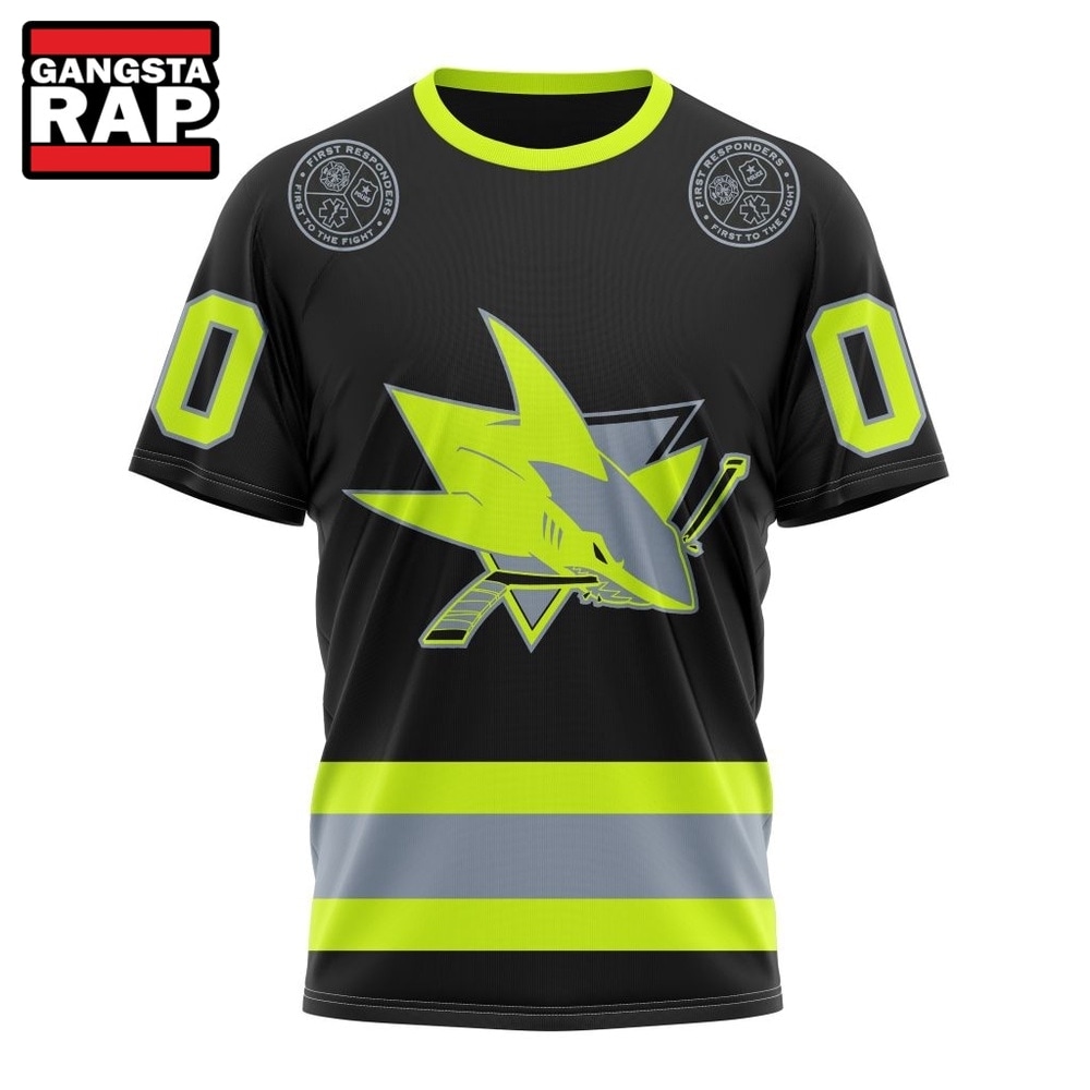 NHL San Jose Sharks Specialized With FireFighter Uniforms Color Hoodie, T Shirt, NHL 3D Shirt NHL San Jose Sharks Specialized With FireFighter Uniforms Color Hoodie, T Shirt, NHL 3D Shirt