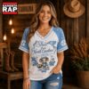 North Carolina Tar Heels NCAA Bow and Floral Team Spirit V Neck T Shirt, NCAA V Neck T-Shirt 3 North Carolina Tar Heels NCAA Bow and Floral Team Spirit V Neck T Shirt, NCAA V Neck T-Shirt North Carolina Tar Heels Ncaa Bow And Floral Team Spirit V Neck T Shirt