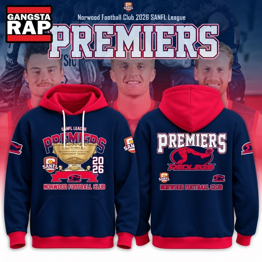Norwood Redlegs Football Club 2026 SANFL Premiers Limited Edition Hoodie, Trending Design Shirt Norwood Redlegs Football Club 2026 Sanfl Premiers Limited Edition Hoodie