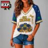 Notre Dame Fighting Irish NCAA Floral Stadium Bow V Neck 3D T Shirt, NCAA V Neck T-Shirt Notre Dame Fighting Irish Ncaa Floral Stadium Bow V Neck 3D T Shirt
