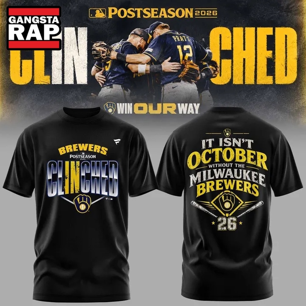 OCTOBER MILWAUKEE BREWERS Win Our Way 2026 Limited Edition T Shirt, Trending Design Shirt October Milwaukee Brewers Win Our Way 2026 Limited Edition T Shirt