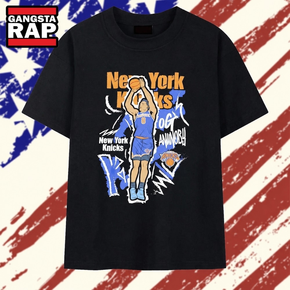 OG Anunoby New York Knicks 8 Player NBA T Shirt, Trending 2D Shirt OG Anunoby New York Knicks 8 Player Nba T Shirt