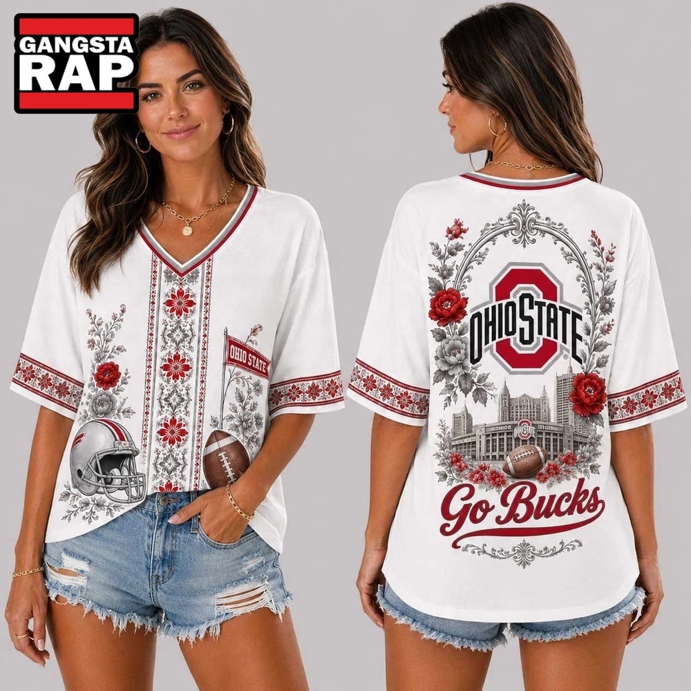 Ohio State Buckeyes NCAA Collegiate Pride Collection V Neck T Shirt, NCAA V Neck T-Shirt Ohio State Buckeyes NCAA Collegiate Pride Collection V Neck T Shirt, NCAA V Neck T-Shirt