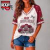 Ohio State Buckeyes NCAA Floral Stadium Bow V Neck 3D T Shirt, NCAA V Neck T-Shirt 2 Ohio State Buckeyes NCAA Floral Stadium Bow V Neck 3D T Shirt, NCAA V Neck T-Shirt Ohio State Buckeyes Ncaa Floral Stadium Bow V Neck 3D T Shirt