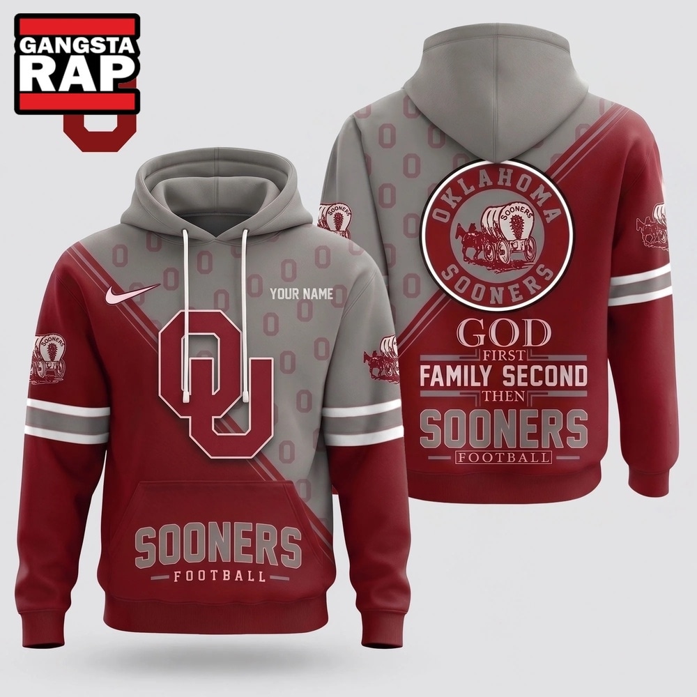Oklahoma Sooners 2026 NCAA Personalized Faith Family Football Hoodie, NCAA 3D Shirt Oklahoma Sooners 2026 NCAA Personalized Faith Family Football Hoodie, NCAA 3D Shirt