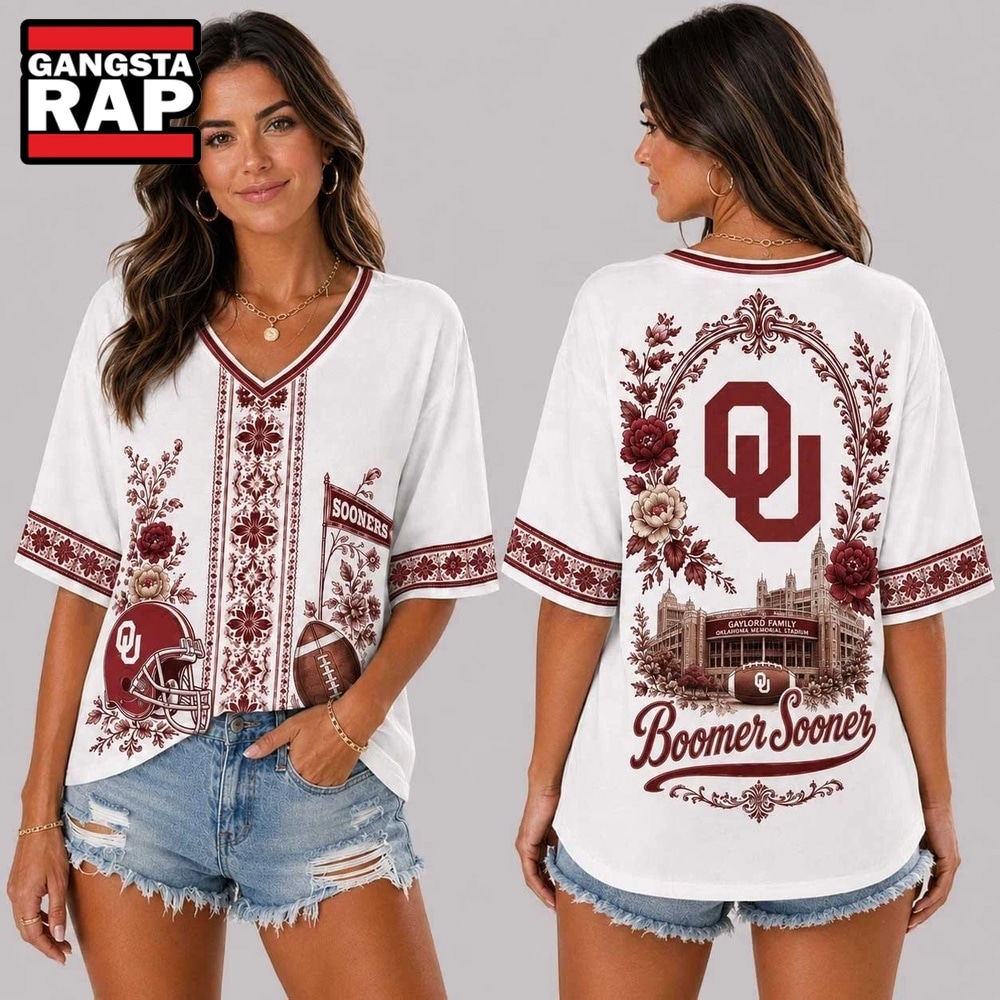 Oklahoma Sooners NCAA Collegiate Pride Collection V Neck T Shirt, NCAA V Neck T-Shirt Oklahoma Sooners NCAA Collegiate Pride Collection V Neck T Shirt, NCAA V Neck T-Shirt