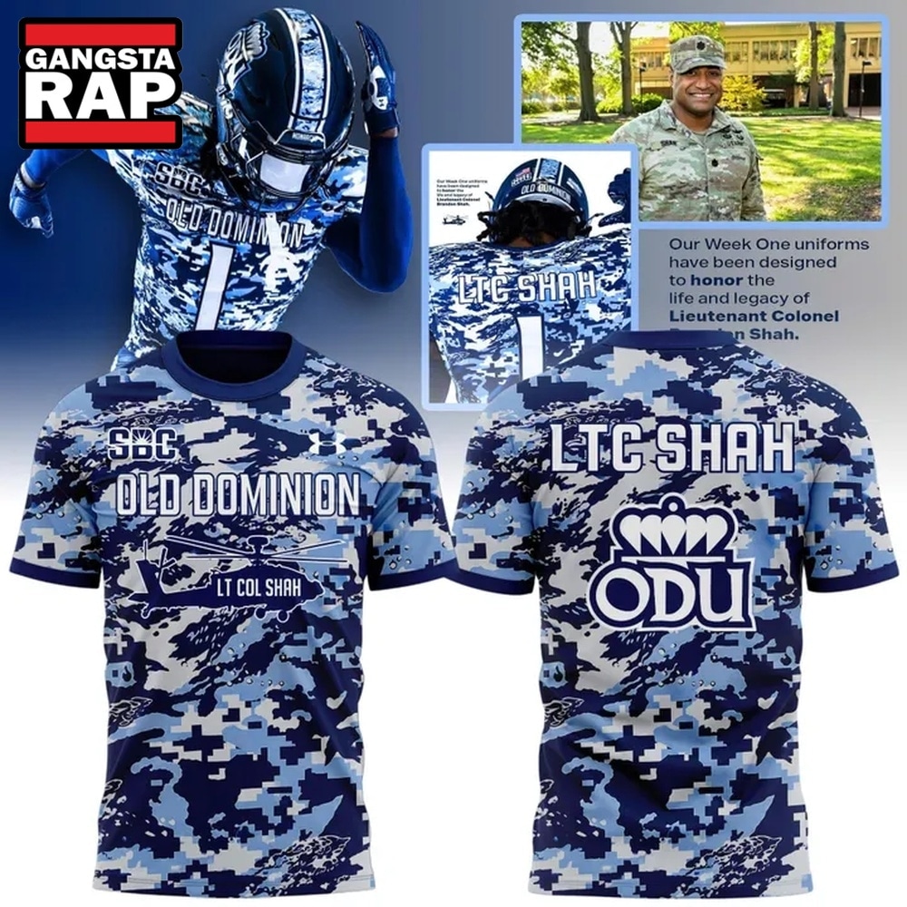 Old Dominion Monarchs Lieutenant Colonel Brandon Shah T Shirt, Trending Design Shirt Old Dominion Monarchs Lieutenant Colonel Brandon Shah T Shirt, Trending Design Shirt