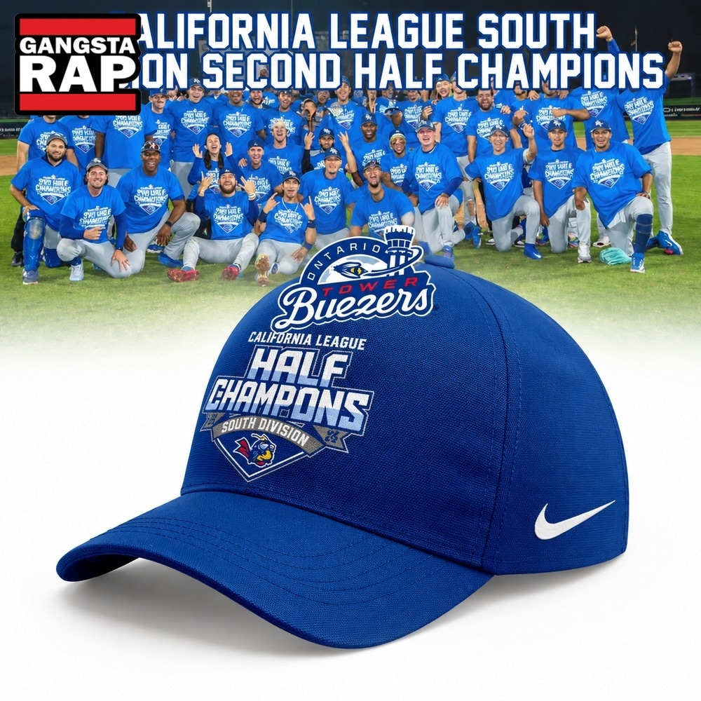 Ontario Tower Buzzers California League South Division Second Half Champions Cap, Trending Baseball Cap Ontario Tower Buzzers California League South Division Second Half Champions Cap, Trending Baseball Cap