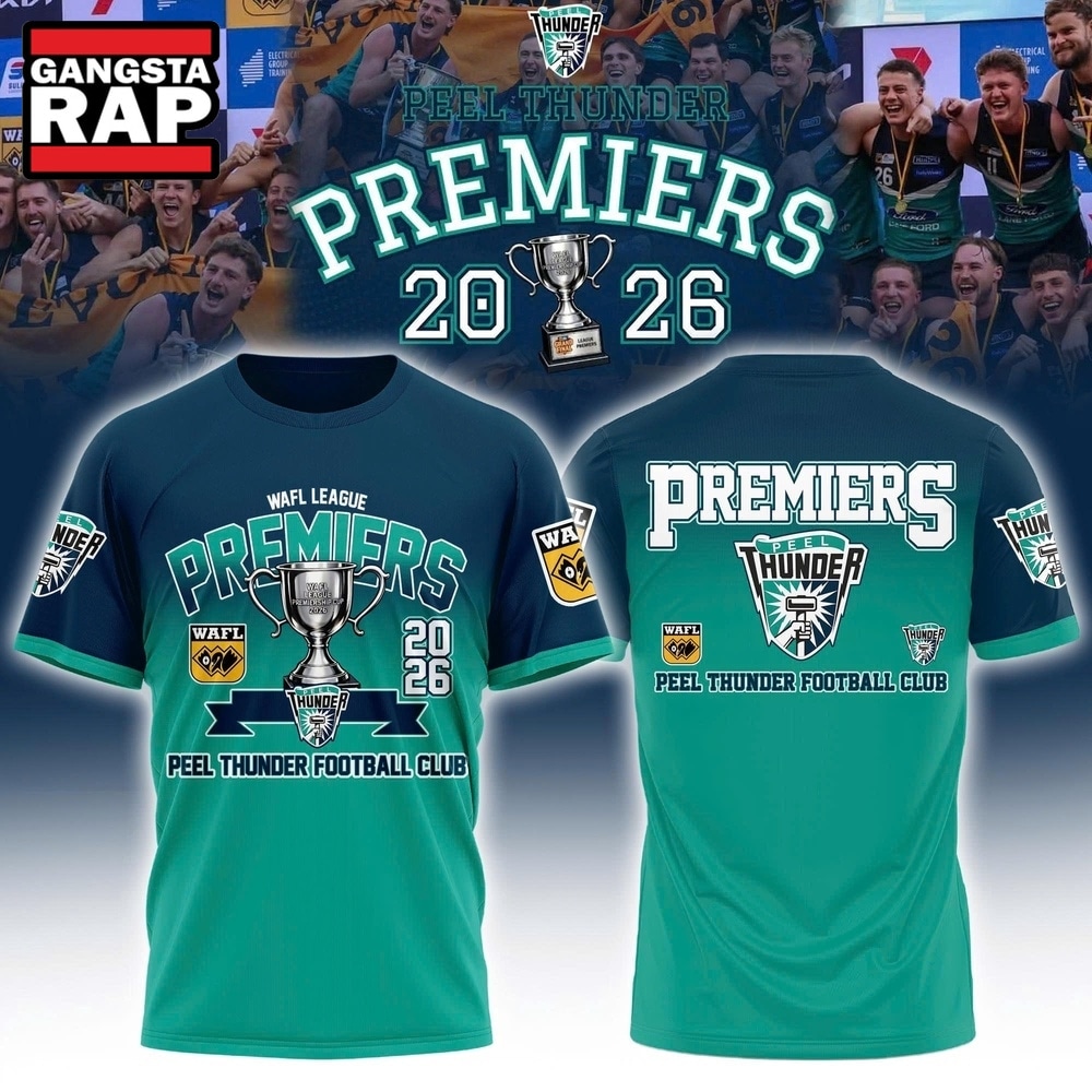 Peel Thunder 2026 WAFL Premiers Limited Edition T Shirt, Trending Design Shirt Peel Thunder 2026 Wafl Premiers Limited Edition T Shirt