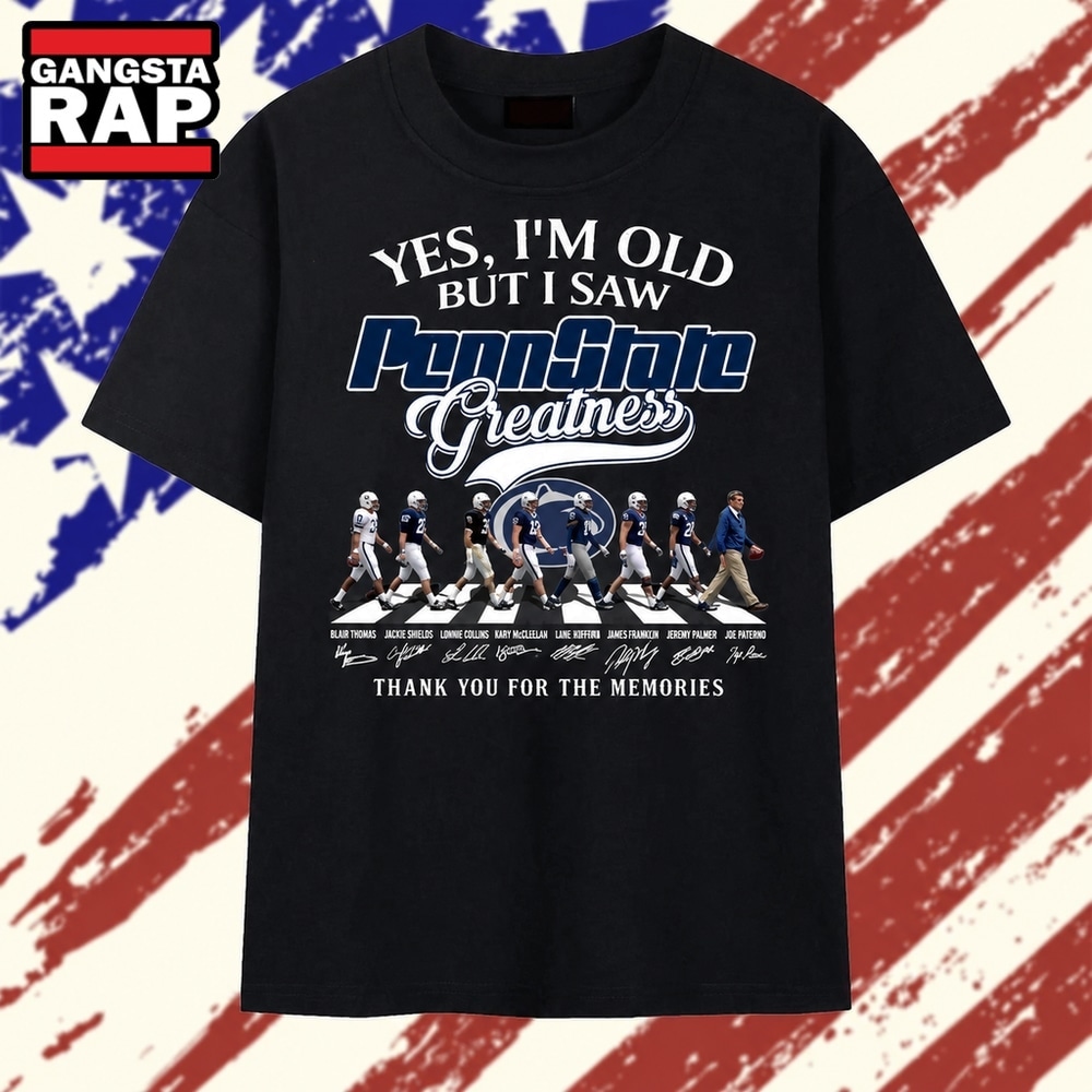 Penn State Nittany Lions Greatness Abbey Road Signatures Football 2026 T Shirt, Trending 2D Shirt Penn State Nittany Lions Greatness Abbey Road Signatures Football 2026 T Shirt, Trending 2D Shirt