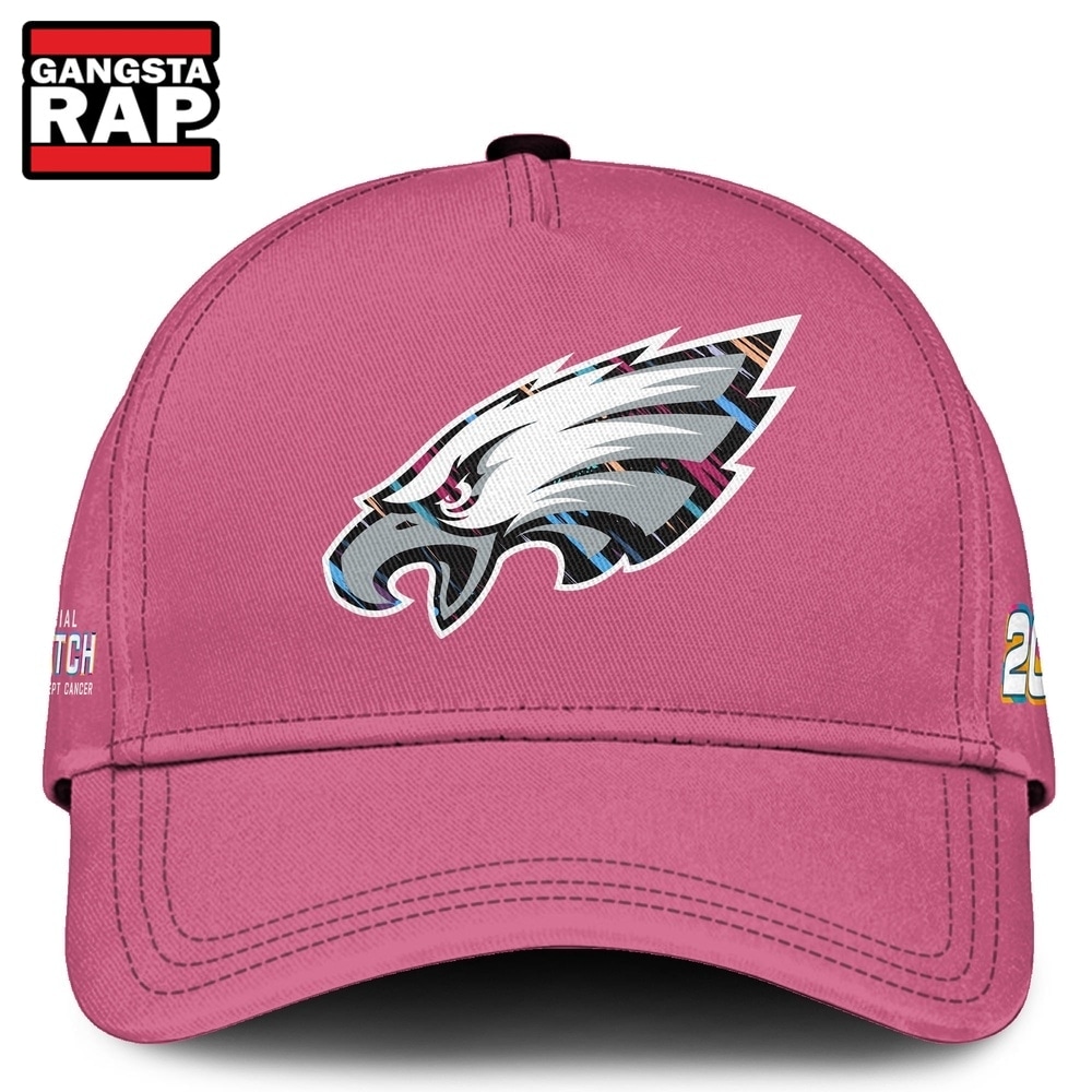 Philadelphia Eagles Merch Guide for Fans 6 Philadelphia Eagles NFL 2026 Crucial Catch Limited Edition Pink Cap, Trending Baseball Cap