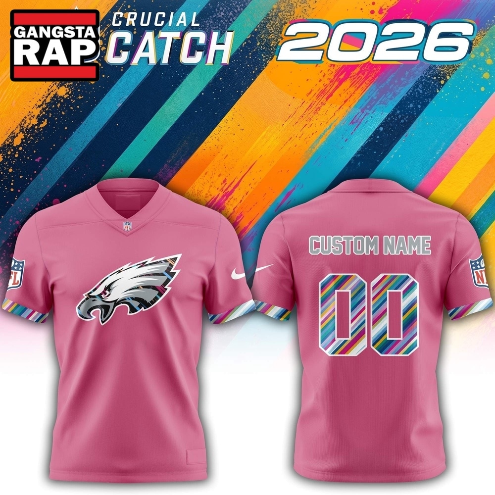 Philadelphia Eagles NFL 2026 Crucial Catch Limited Edition Pink Football Jersey, Trending Football Jersey Philadelphia Eagles NFL 2026 Crucial Catch Limited Edition Pink Football Jersey, Trending Football Jersey