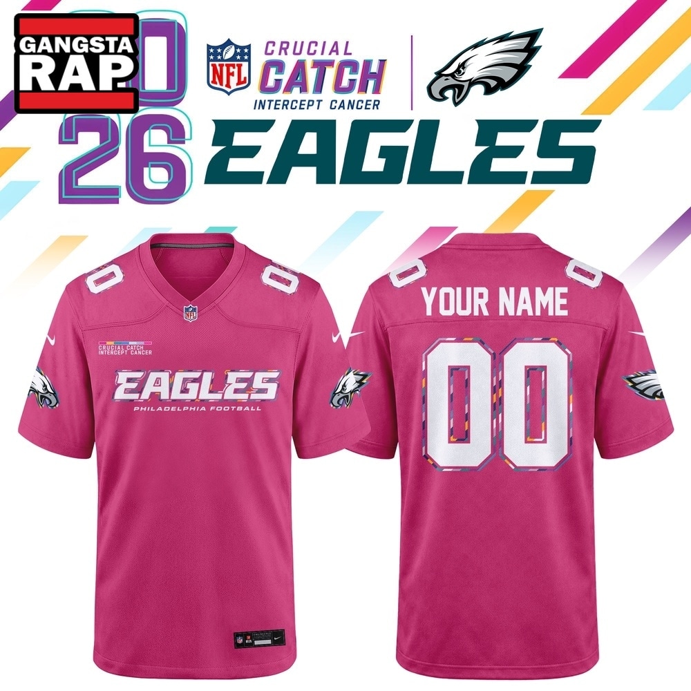 Philadelphia Eagles NFL Crucial Catch 2026 Pink Limited Edition Football Jersey, Trending Football Jersey Philadelphia Eagles NFL Crucial Catch 2026 Pink Limited Edition Football Jersey, Trending Football Jersey