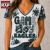 Philadelphia Eagles NFL Football Flowers Team Pride V Neck T Shirt, NFL V Neck T-Shirt 2 Philadelphia Eagles NFL Football Flowers Team Pride V Neck T Shirt, NFL V Neck T-Shirt Philadelphia Eagles Nfl Football Flowers Team Pride V Neck T Shirt