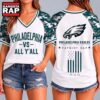 Philadelphia Eagles NFL vs All Y' All United We Stand V Neck T Shirt, NFL V Neck T-Shirt Philadelphia Eagles Nfl VS All Y All United WE Stand V Neck T Shirt