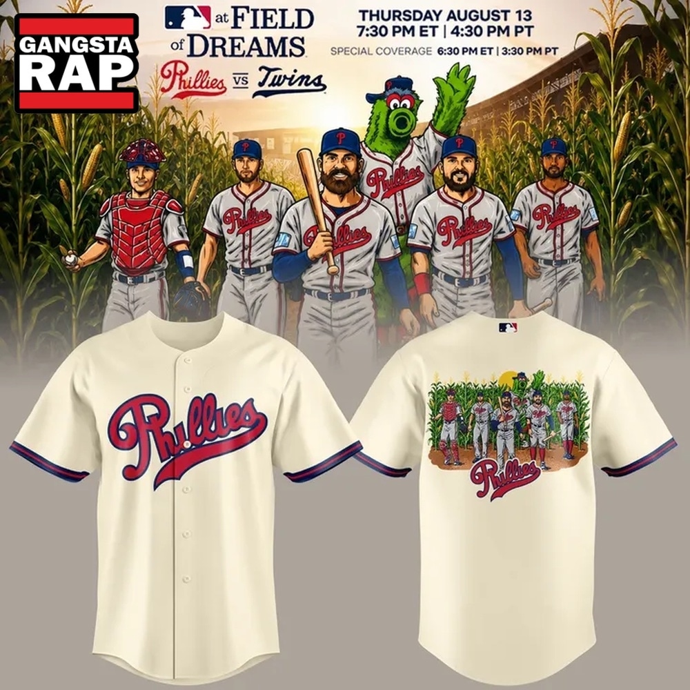 Philadelphia Phillies MLB at Field of Dreams 2026 Limited Edition Baseball Jersey, Trending Baseball Jersey Philadelphia Phillies MLB at Field of Dreams 2026 Limited Edition Baseball Jersey, Trending Baseball Jersey