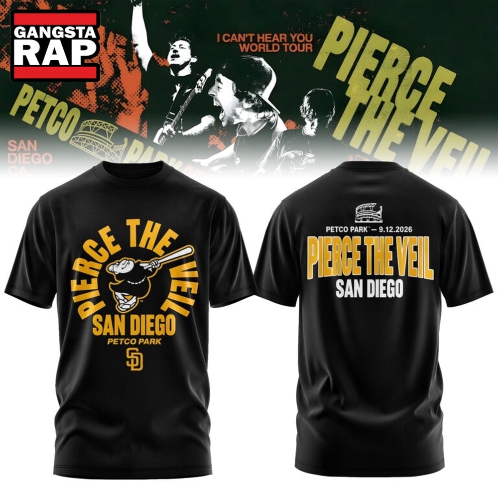 Pierce The Veil I Can’t Hear You World Tour Finale 2026 Limited 3D Shirt, Trending 3D Music Shirt Pierce The Veil I Can’t Hear You World Tour Finale 2026 Limited 3D Shirt, Trending 3D Music Shirt