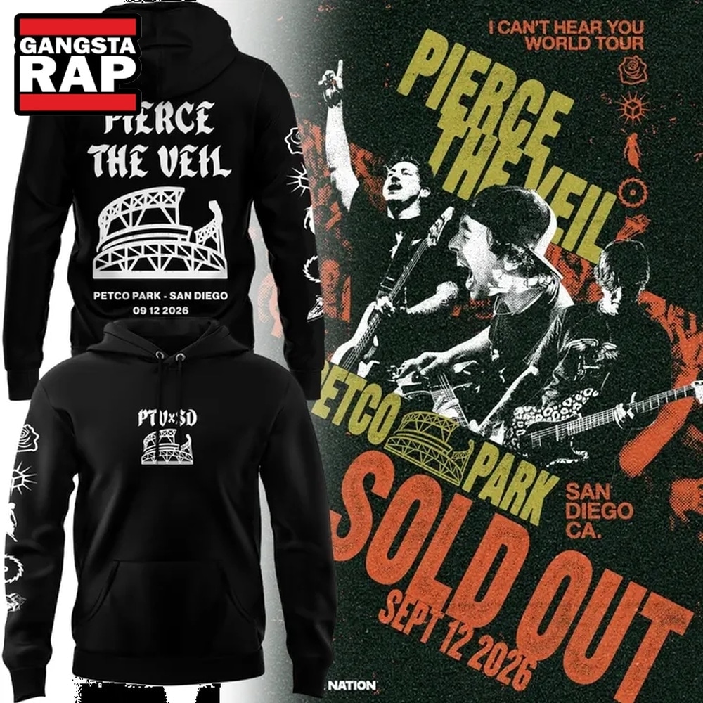 Pierce The Veil x Petco Park 2026 Limited Edition Hoodie, Trending 3D Music Shirt Pierce The Veil x Petco Park 2026 Limited Edition Hoodie, Trending 3D Music Shirt