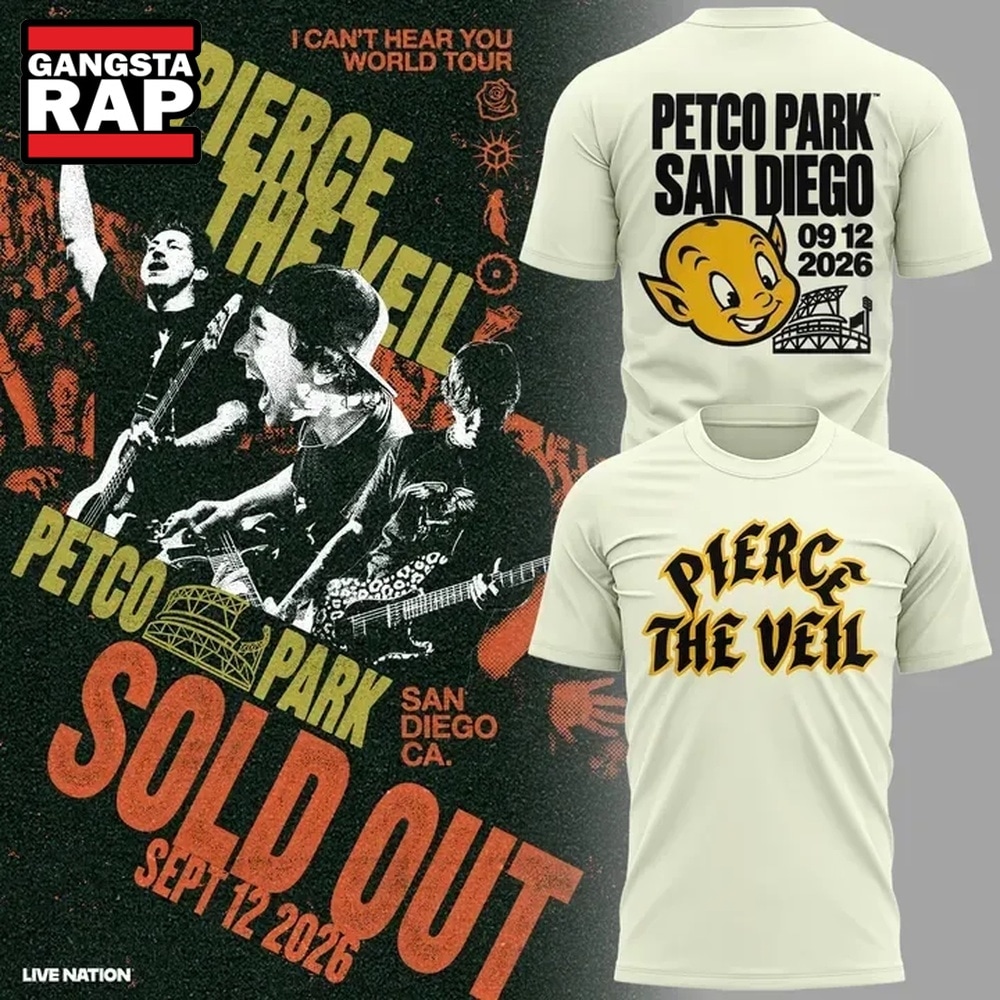 Pierce The Veil x San Diego Padres 2026 Limited Edition T Shirt, Trending 3D Music Shirt Pierce The Veil x San Diego Padres 2026 Limited Edition T Shirt, Trending 3D Music Shirt