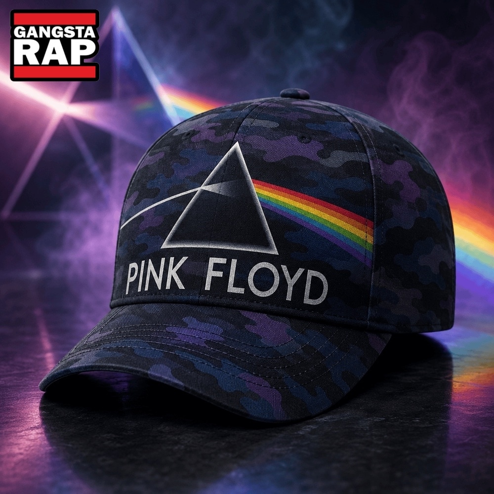 Pink Floyd Dark Side Prism Camo Psychedelic Rock Cap Classic Cap, Trendy Music Baseball Cap Pink Floyd Dark Side Prism Camo Psychedelic Rock Cap Classic Cap, Trendy Music Baseball Cap