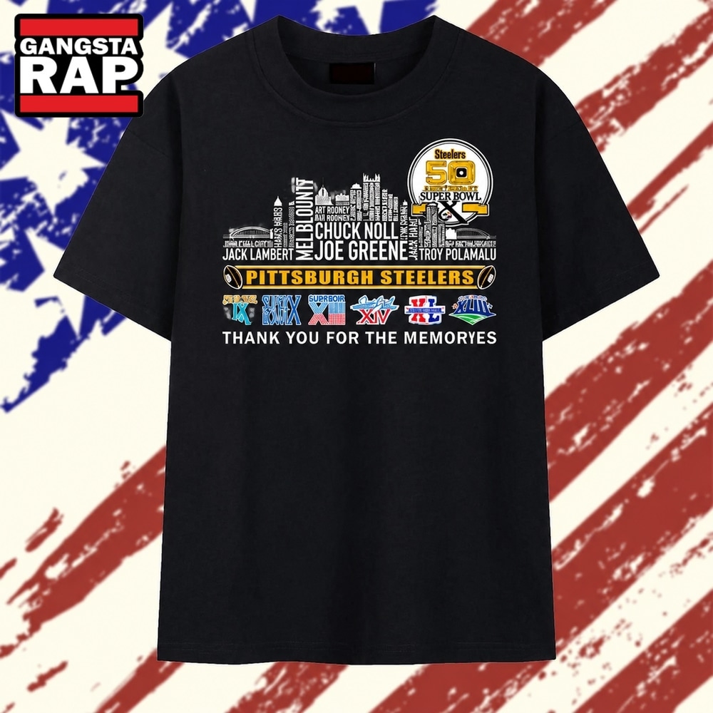 Pittsburgh Steelers 50th Super Bowl Skyline Signatures T Shirt, Trending 2D Shirt Pittsburgh Steelers 50th Super Bowl Skyline Signatures T Shirt, Trending 2D Shirt