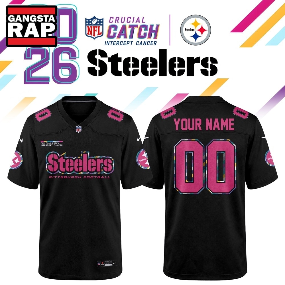 Pittsburgh Steelers NFL Crucial Catch 2026 Black Limited Edition Football Jersey, Trending Football Jersey Pittsburgh Steelers NFL Crucial Catch 2026 Black Limited Edition Football Jersey, Trending Football Jersey