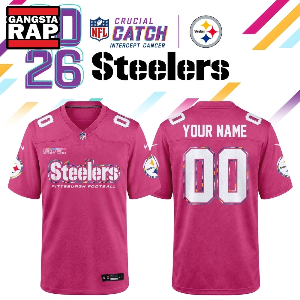 Pittsburgh Steelers NFL Crucial Catch 2026 Pink Limited Edition Football Jersey, Trending Football Jersey Pittsburgh Steelers NFL Crucial Catch 2026 Pink Limited Edition Football Jersey, Trending Football Jersey