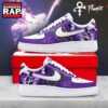Prince Purple Rain Signature Graphic Air Force 1 Shoes, Music Air Force 1 Shoes Prince Purple Rain Signature Graphic Air Force 1 Shoes