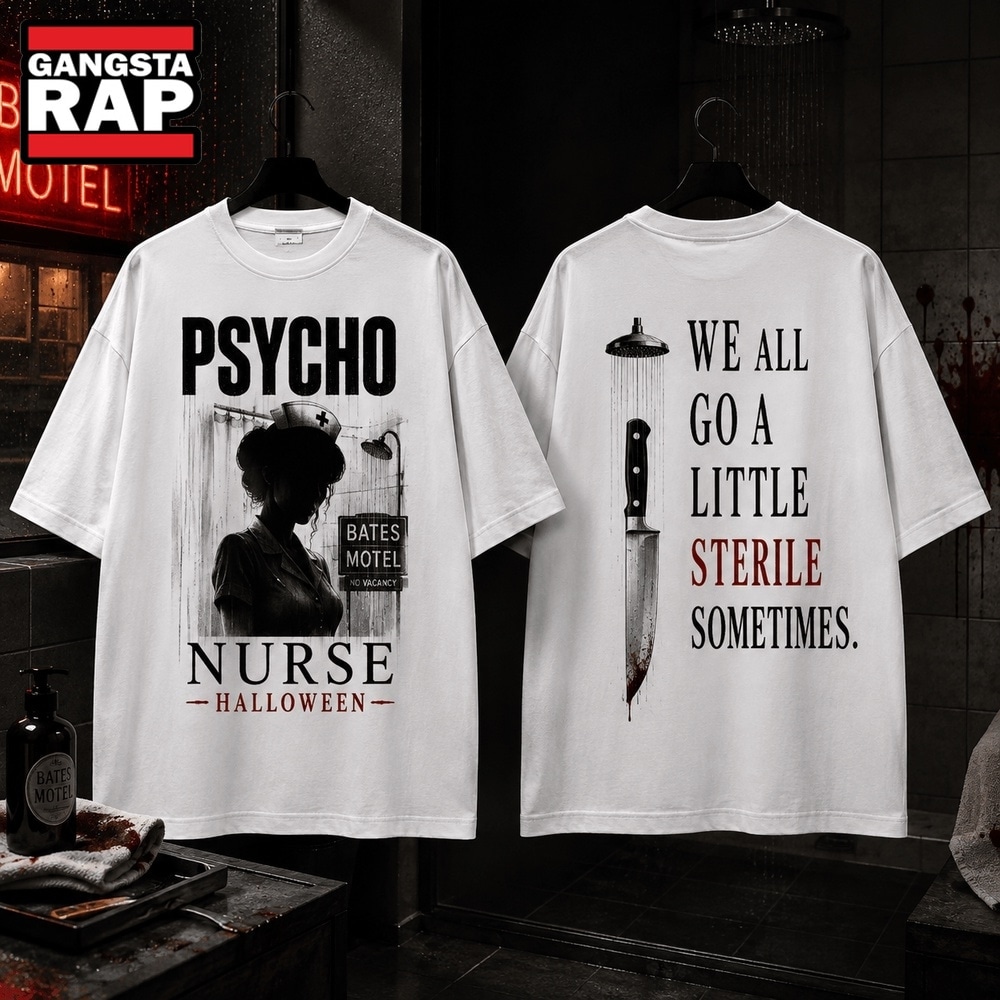 Psycho Nurse Bates Motel Halloween 3D Shirt, Trending 3D Music Shirt Psycho Nurse Bates Motel Halloween 3D Shirt