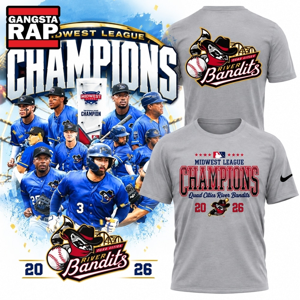 Quad Cities River Bandits 2026 Midwest League Special New 3D Shirt, Trending Design Shirt Quad Cities River Bandits 2026 Midwest League Special New 3D Shirt